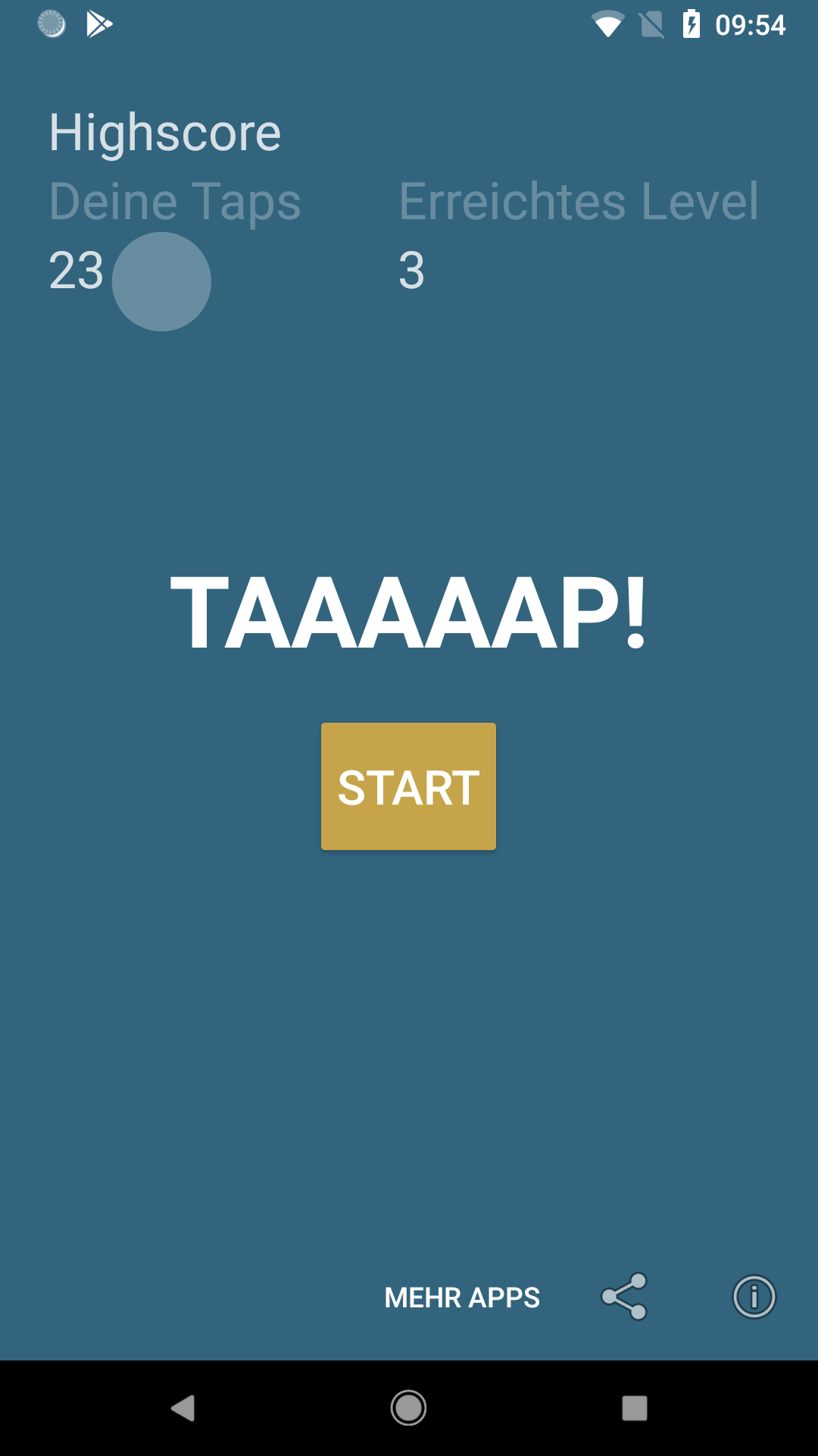 Screenshot Ten Seconds App